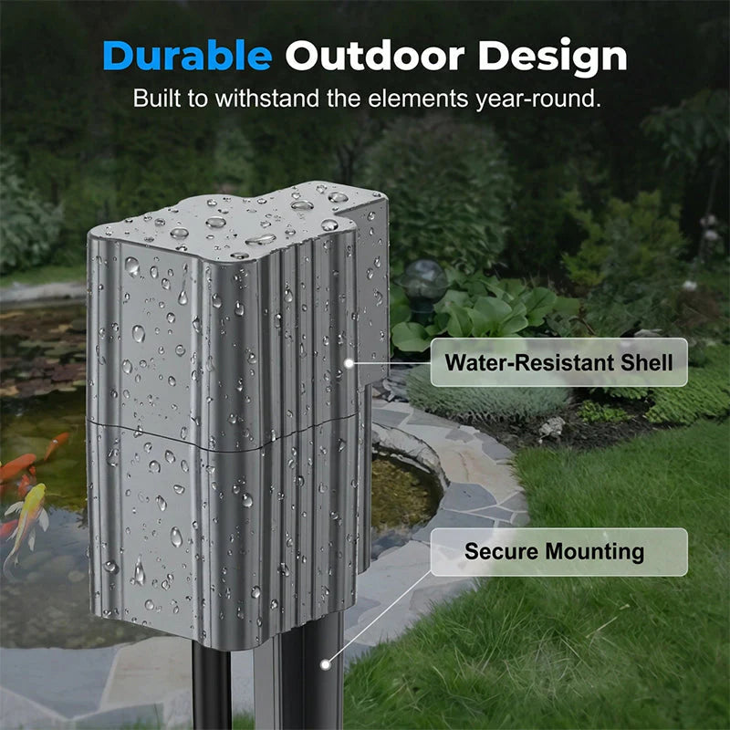 Solar-Powered High-Efficiency Pond Oxygenator