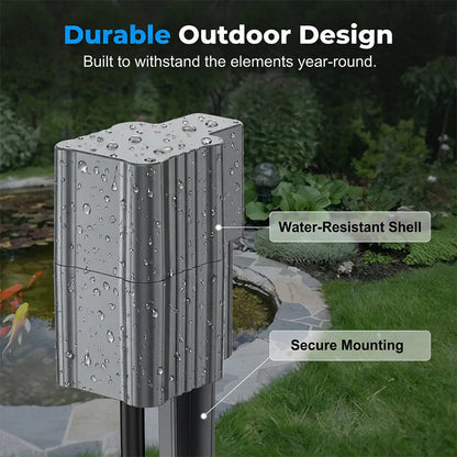 Solar-Powered High-Efficiency Pond Oxygenator