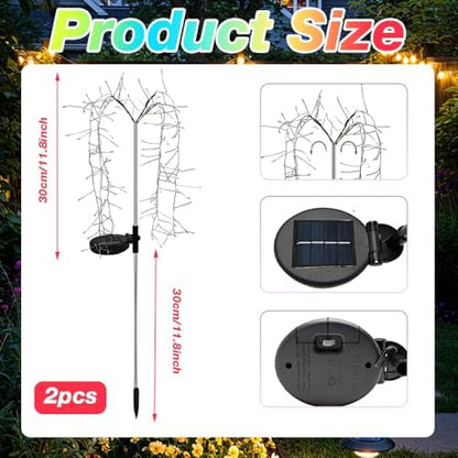 Luminous Solar Weeping Willow Lights