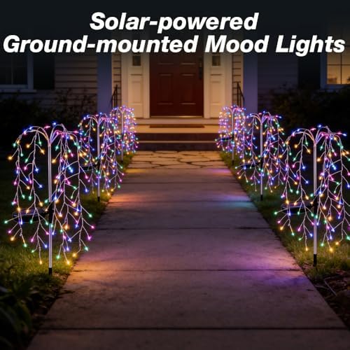 Luminous Solar Weeping Willow Lights