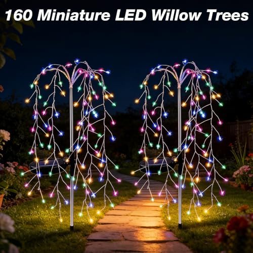 Luminous Solar Weeping Willow Lights
