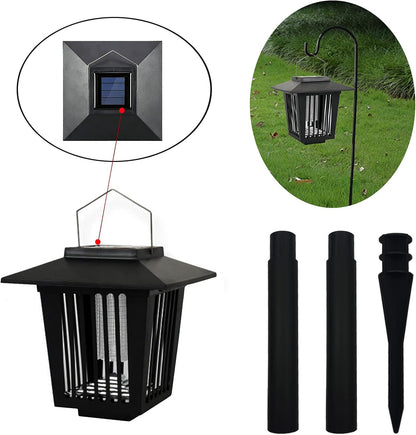 Solar-Powered High-Voltage Mosquito Defense System